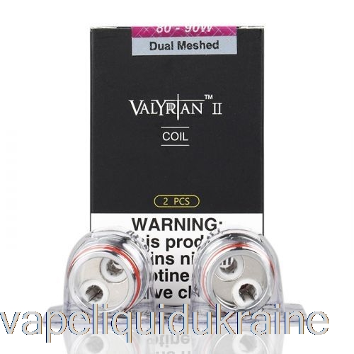 Vape Ukraine Uwell Valyrian II 2 Replacement Coils 0.14ohm UN2-2 Dual Mesh Coils